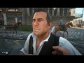 From an NPC s perspective you can see how intimidating Arthur really looks