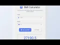 BMI Calculator with Neumorphic Design HTML CSS JavaScript Project
