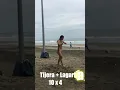 final del reto en la Playa
