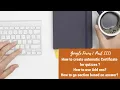 Make your own certificate and share automatically with participants Google forms