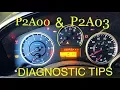 P2A00 P2A03 Diagnostic Tips