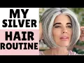 MY SILVER HAIR ROUTINE Nikol Johnson