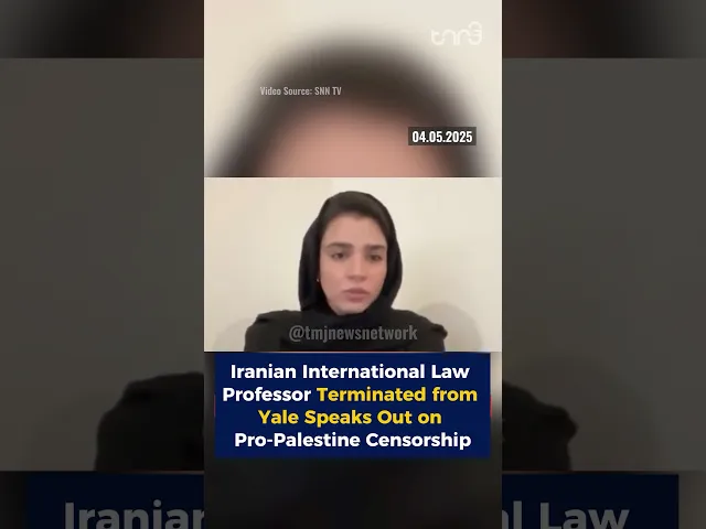 ⁣Iranian International Law Professor Terminated from Yale Speaks Out on Pro-Palestine Censorship