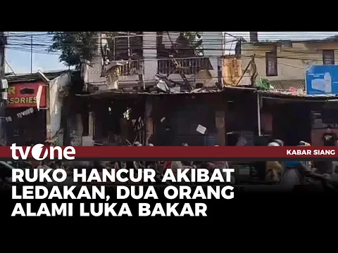 Tak Berbentuk, Ruko di Bandung Hancur Akibat Ledakan Gas