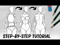 How to draw female Bodies Woman Tutorial DrawlikeaSir