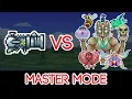 Terraria 1 4 1 - Snowman Cannon vs ALL Bosses Master Mode