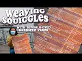 How to Weave Squiggles Traveling Inlay Technique using Bengala Mud-Dyed Handspun Yarns Part 2