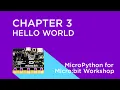 MicroPython for Micro bit - Hello World