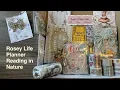 Rosey Life Planner Reading in Nature Unboxing New Sticker Book Format