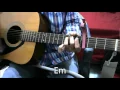 WoH Lamhe - Atif Aslam - SIMPLEST GUITAR LESSON OPEN CHORDS
