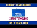 2 Minute Toolbox Pre K Concept Development