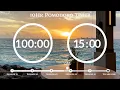 Download Lagu 100 Minute Pomodoro Timer🌊Ocean wave 바다 ASMR 📚10-Hour Study ⏱Pomodoro 100/15, 100 min x 5 sets