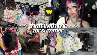 A WEEK IN MY THRIFTING LIFE y2k thrifting whatnot hair dying concert grwm