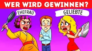 Wer wird gewinnen 😏 Lustige Wetten und knifflige Rätsel, die deinen Verstand verwirren werden 😁