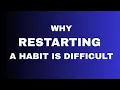 Why Your Brain Fights You When You Try to Restart a Habit In Depth Echoes