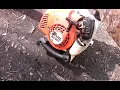 Stihl bg85c blower Start up and revs