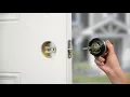 Brink s Blue Series Square Spindle Keyed Entry Knob Installation