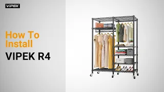 How to Install VIPEK R4 Rolling Clothes Rack