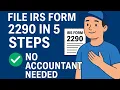 How to File IRS Form 2290 Online in 5 Easy Steps Get Schedule 1 Fast