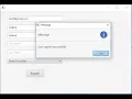 JavaFx and SQL Server Tutorials User Registration 2