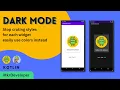 How to implement Dark mode theme Android studio Kotlin