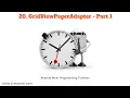 GridViewPagerAdapter - Part 1