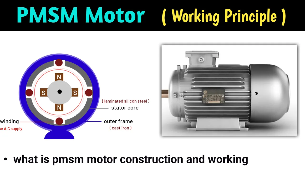 permanent magnet synchronous motor | pmsm motor | pmsm motor used in electric vehicle & automation