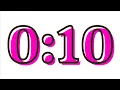 Pink Punch Countdown 10 Second Timer