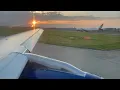 SUNSET TAKEOFF British Airways A320 Takeoff from London Heathrow Airport