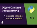 Object Oriented Programming Python What is Instance Variables Python Instance Method Python