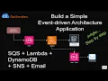 Tamil Simple Event-driven Lambda Python example - Step by Step SQS Lambda DynaDB Python SNS Email