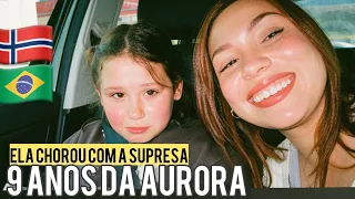 ACHOU QUE NÃO IA GANHAR PRESENTE, AURORA FAZ 9 ANOS \\ Vida na Noruega 🇧🇷🇳🇴