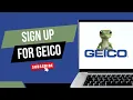 How to sign up for GEICO online access