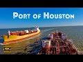 TIMELAPSE Port of Houston Texas USA 2023