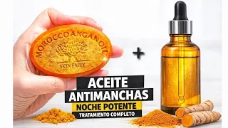 ACEITE DE CÚRCUMA NOCTURNO | ANTIMANCHAS, MELASMA Y ARRUGAS | RESULTADOS REALES