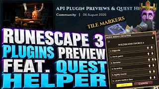 RuneScape 3 Plugins ft Quest Helper Tile Markers Menu Entry Swapper