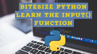 Python Input Function - Bitesize Python Learning