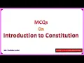 Introduction to Constitution Part V Joshi Pushkar D Rapid Test Programming Law MCQ