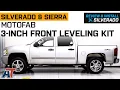 2007-2018 Silverado Sierra 1500 MotoFab 3-Inch Front Leveling Kit Review Install