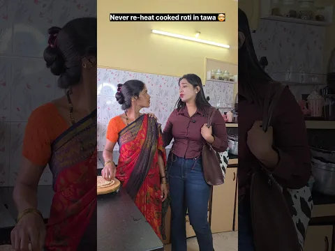 "Never re-heat cooked roti in a tawa again instead do this." 😲🤯🤔 #relatable #trending #shorts
