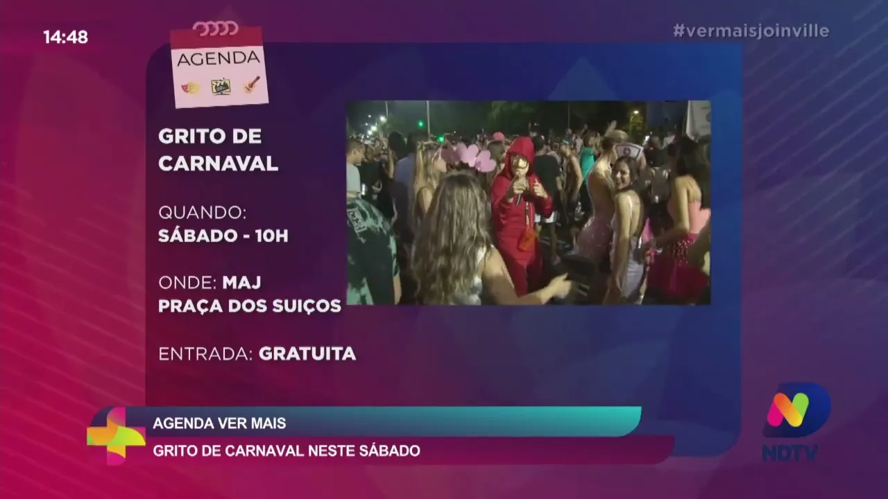 Agenda Ver Mais: grito de carnaval neste sábado