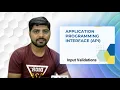 APIs Input Validations