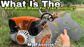 STIHL FS131R Best Brush Blade Install Review Demo What Is The Best One And What Should You Get