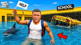 Franklin and  shinchan  second Day Of NEW SCHOOL in GTA 5 |