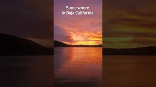 Sailing Hiraya. Sunset in Baja California