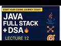 Java Full Stack Lecture 12