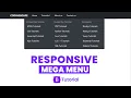 Responsive Mega Menu using Bootstrap - Bootstrap Mega Menu Tutorial