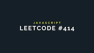 Leetcode 414 Third Maximum Number Solution Explained in 70 Seconds