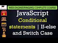 L30 JavaScript Conditional statements If-else and Switch Case with Example Web Engineering