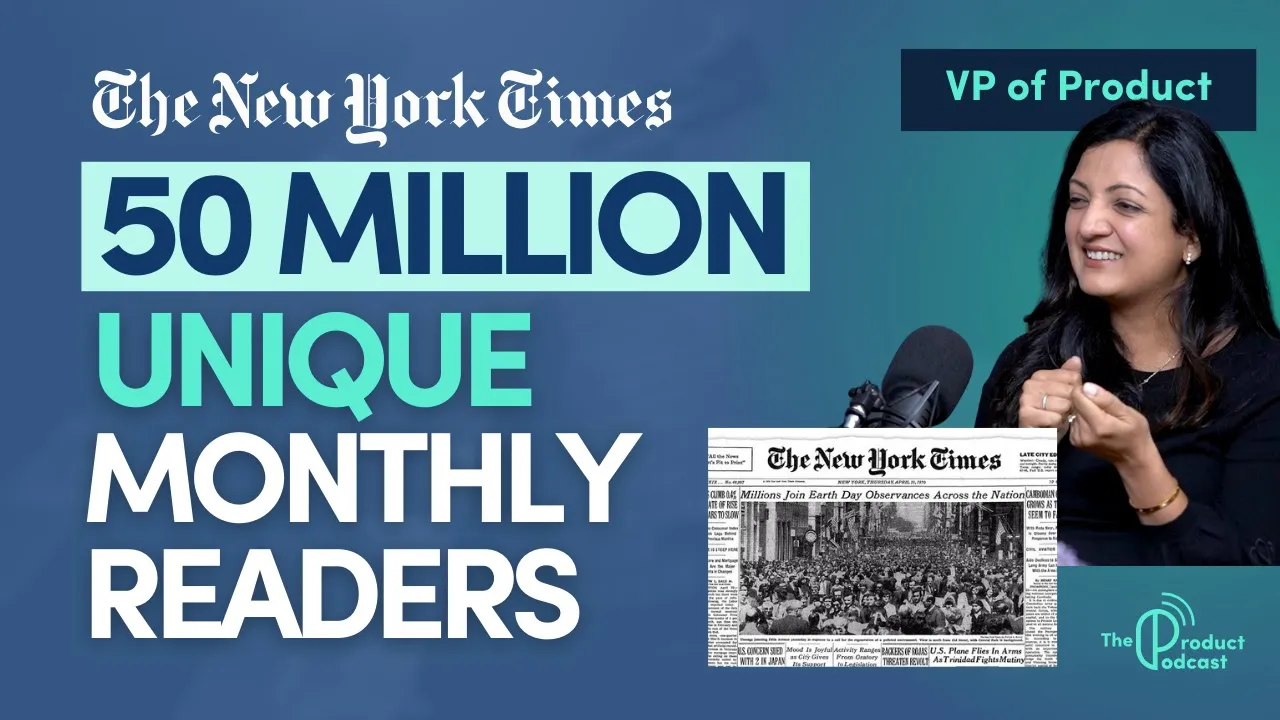 NYTimes VP of Product on From Print to Digital Platform Powerhouse | Sneha Rao - YouTube thumbnail